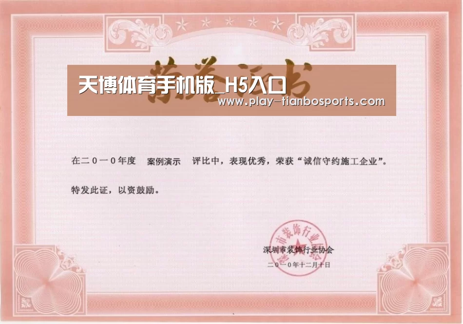 荣誉证书二