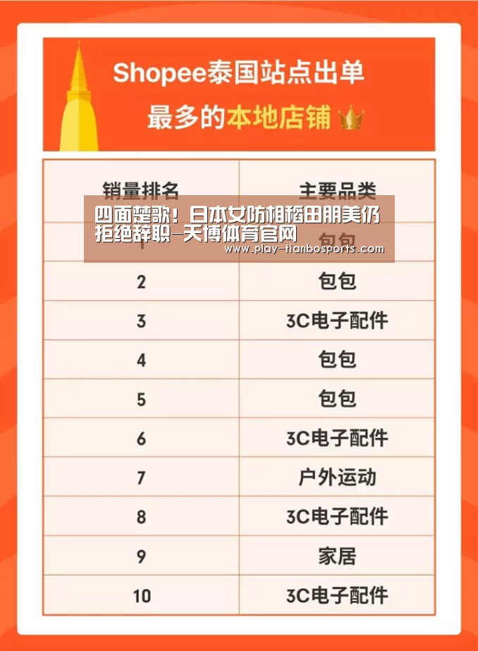 四面楚歌!日本女防相稻田朋美仍拒绝辞职-天博体育官网(图1) 天博体育手机版
